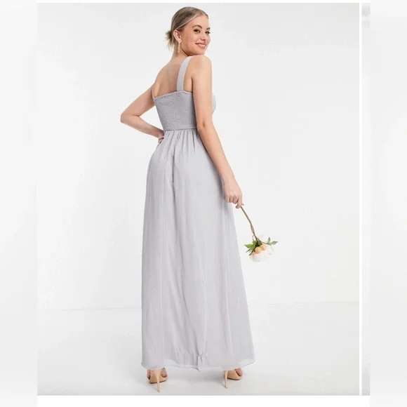 Little Mistress Gray Maxi Dress - Picture 2 of 5